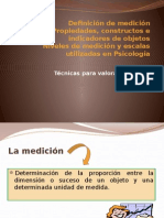  La Medición Psicológica