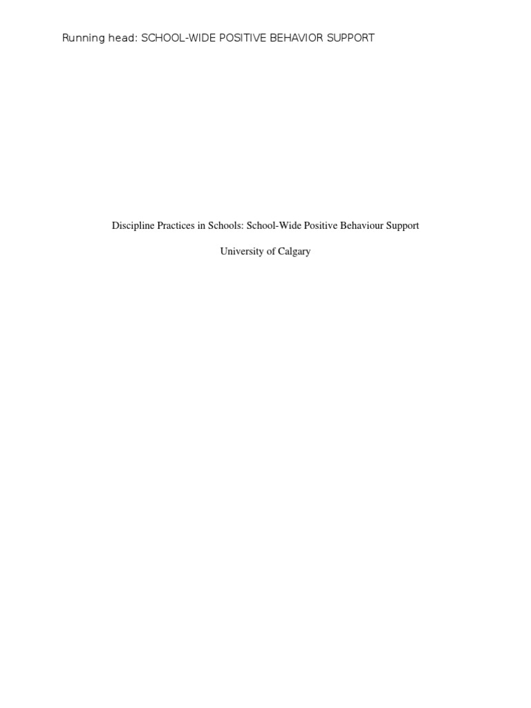 Positive Behaviour Support | PDF | Action (Philosophy) | Educational ...