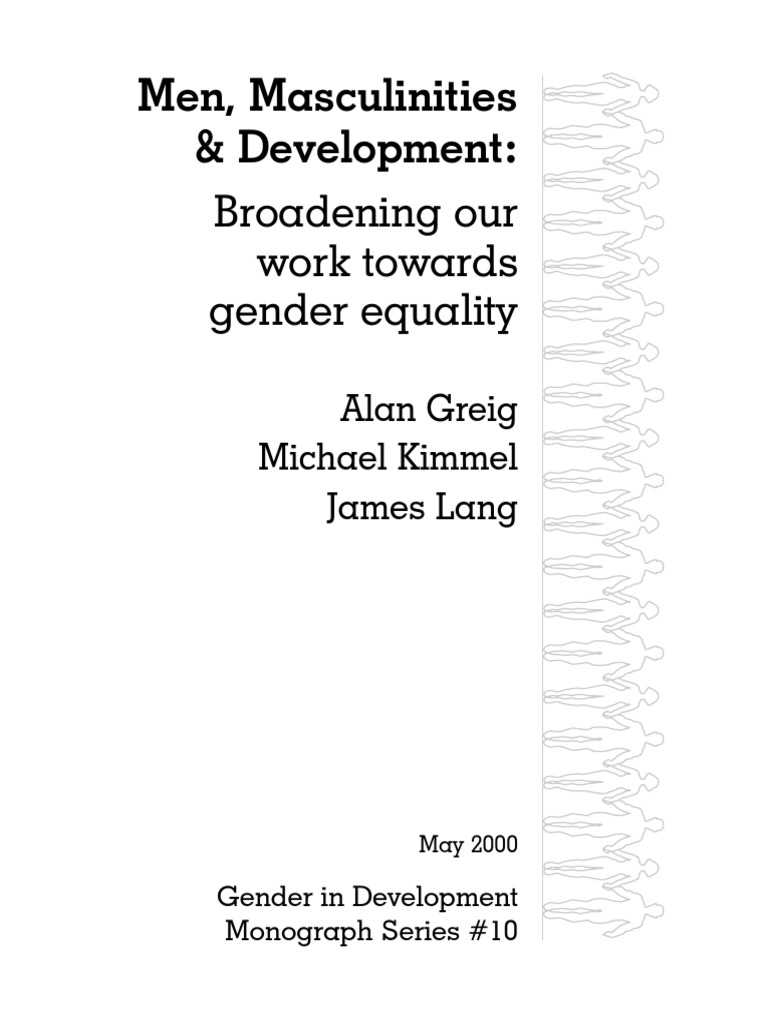 UNDP Men and Masculinities | PDF | Masculinity | Gender