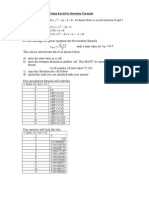 Using Excel For Iteration Formula