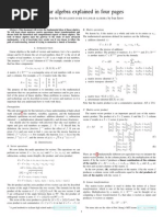 Linear Algebra in Four Pages