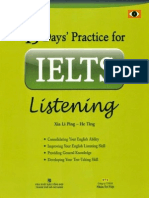 15 Days' Practice For IELTS Listening PDF