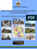 Tanzania National FYDP 2011-2015