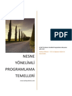 NesneYonelimliProgramlamaTemelleri