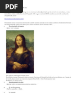 FICHA ANÁLISIS DE ARTE +MONA LISA