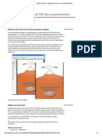 Configurar PDF para Presentacion