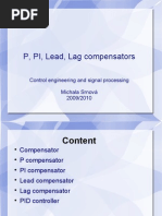 P, PI, Lead, Lag Compensators