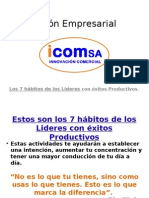 Visión Empresaria Los Siete Habitos de Los Lideres Con Exitos Productivos