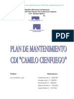 1 Ra PARTE Plan de Mantenimiento Cdi