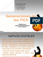 Generaciones de Las Tics Presentacion