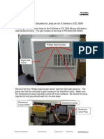 Changing the Deuterium Lamp on an S Series or ICE3300