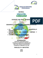 CONSERVACION AMBIENTAL