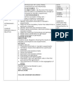 Theme: Physiology of Living Thing Topic: Coordination and Response Learning Outcomes: 5.1 LEARNING OBJECTIVES: by The End of The Lesson