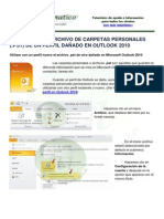 Recuperar PST Perfil Danado Outlook 2010