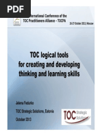 Jelena Fedurko - Eng - TOC Tools - 8 TOCPA - Oct 2013