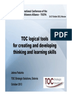 Jelena Fedurko - Eng - TOC Tools - 8 TOCPA - Oct 2013