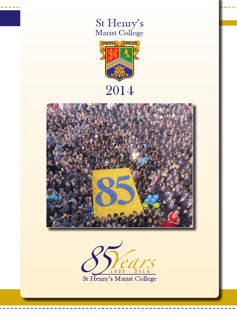 ST Henry's 2014 PDF | PDF | Catholic Church | Schools
