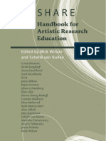 Share Handbook for Artistic Research Education High Definition