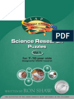Science Research Puzzles Vol 1