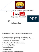 Awareness of Airtel