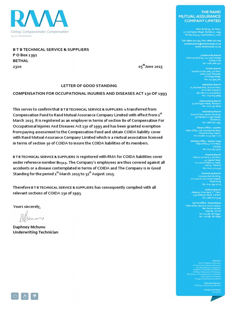 Letter of G S | PDF | Business