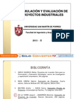  Formulacion y Evaluacion de Proyectos PDF