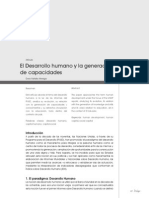 El Desarrollo Humano y La Generacion de Capacidades PDF