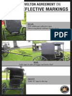 Details of Amish buggy marking agreement
