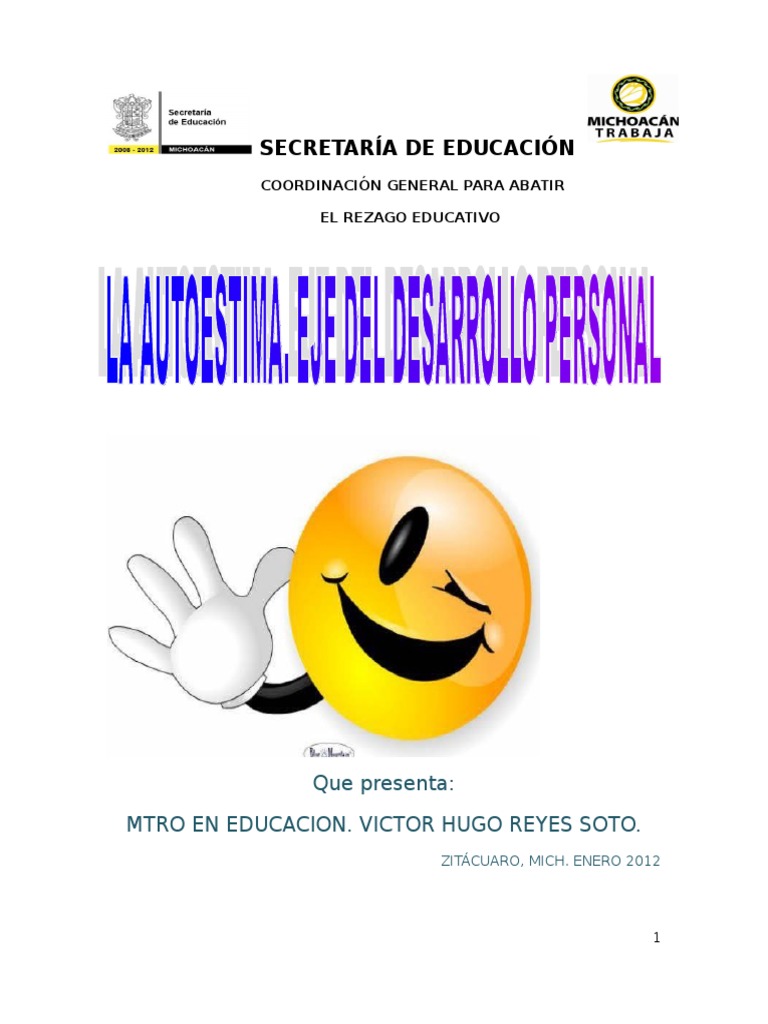 Proyecto Autoestima Pix | PDF | Autoestima | Desarrollo personal