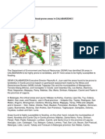 DENR Identifies Landslide and Flood Prone Areas in CALABARZON Region