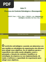 Processo de Controle Estratégico e de Desempenho