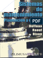 Sistemas de Mantenimiento, Planeación y Control. 1ED