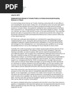 Download Statement From Women in Toronto Politics by Women in Toronto Politics SN272293524 doc pdf