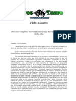 Castro, Fidel - Discurso Completo de Fidel Castro en La Facultad de Derecho de La Uba