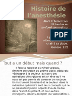 Histoire de L'anesthésie