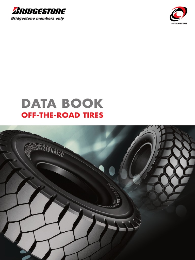 Bridgestone OTR Technical Data Book Heavy Equipment Tire Free 30