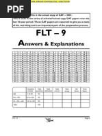 CAT 2001 Solutions Set 1 PDF