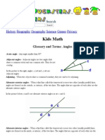 13. Kids Math_ Angles Glossary and Terms