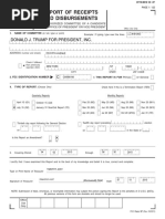 Donald Trump FEC Filing