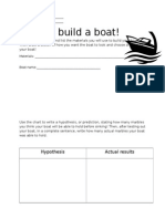 Boat Worksheets