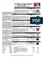 Minor League Report 15.07.22 PDF