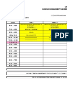 Horarios Grupos III Trimestre 2015