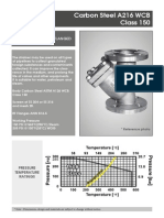 Carbon Steel A216 WCB Class 150: Y-Pattern Strainer Flanged