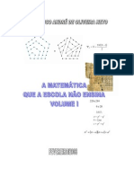 A Matemática Que a Escola Não Ensina Volume 1i