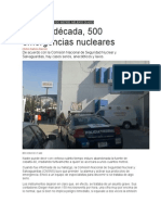 500 Emergencias Nucleares Milenio Diario