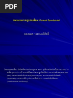 Download  Cervical Spondylosis by thaispineclinic SN27233002 doc pdf