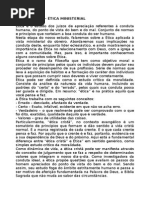 Ética Cristã  – Ética Ministerial