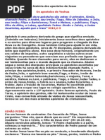 A História Dos Apostolos de Jesus