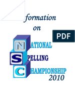 Nsc Info Booklet Spelling