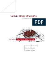 VEGO Brick Machines Improve Productivity & Quality